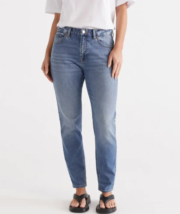 Sussan Australian Cotton Relaxed Jean-Women Pants