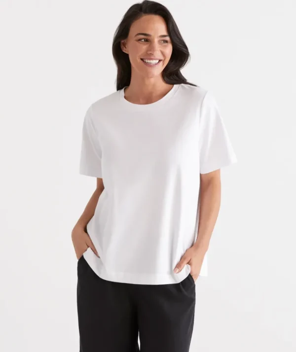 Sussan Australian Cotton Swing Tee-Women T-Shirts & Tanks