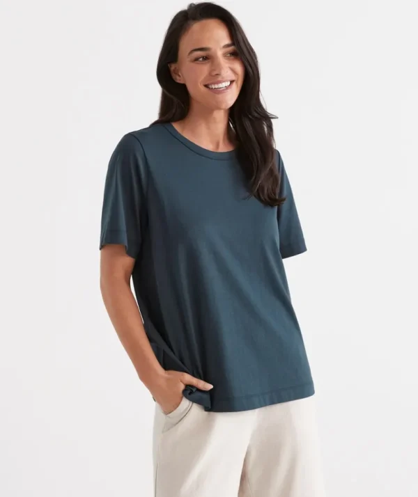 Sussan Australian Cotton Swing Tee-Women T-Shirts & Tanks