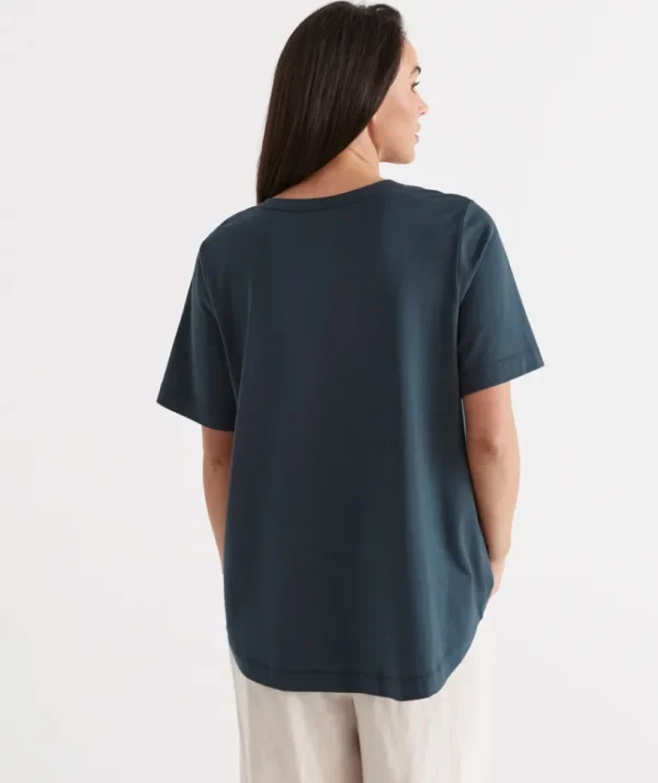 Sussan Australian Cotton Swing Tee-Women T-Shirts & Tanks