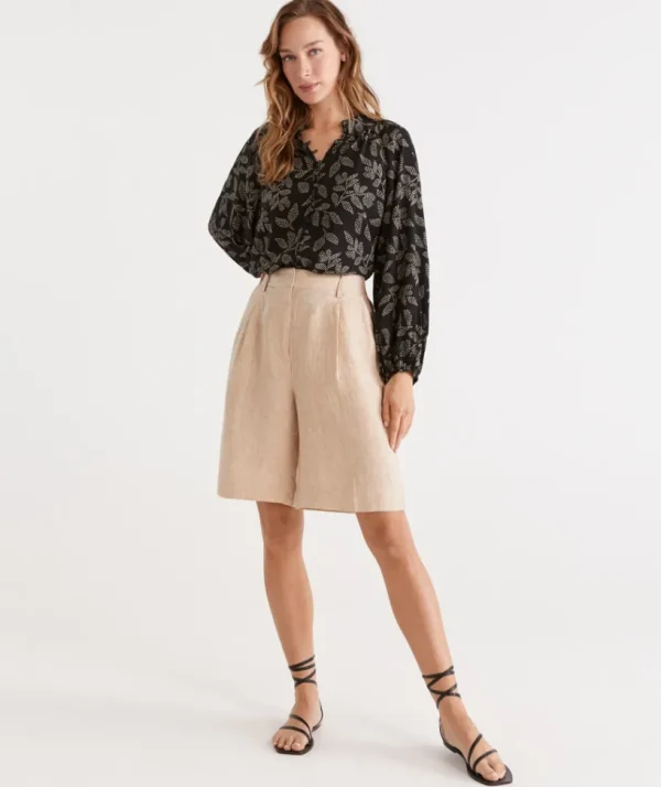 Sussan Bermuda Shorts-Women Shorts