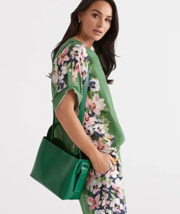 Sussan Buckle Detail Crossbody Bag-Women Bags