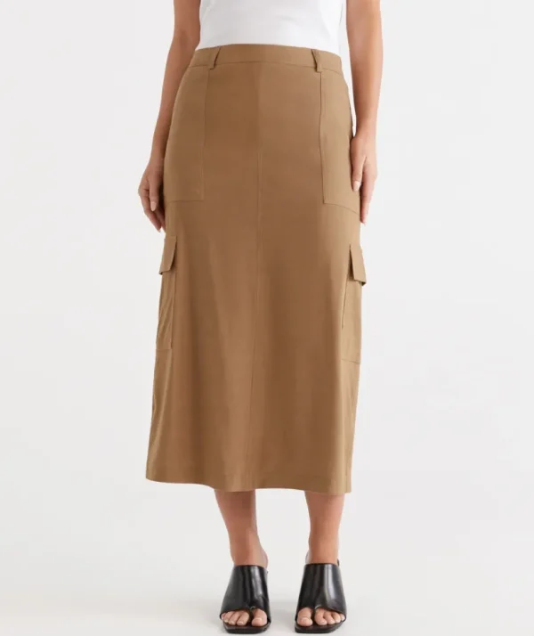 Sussan Cargo Skirt-Women Skirts