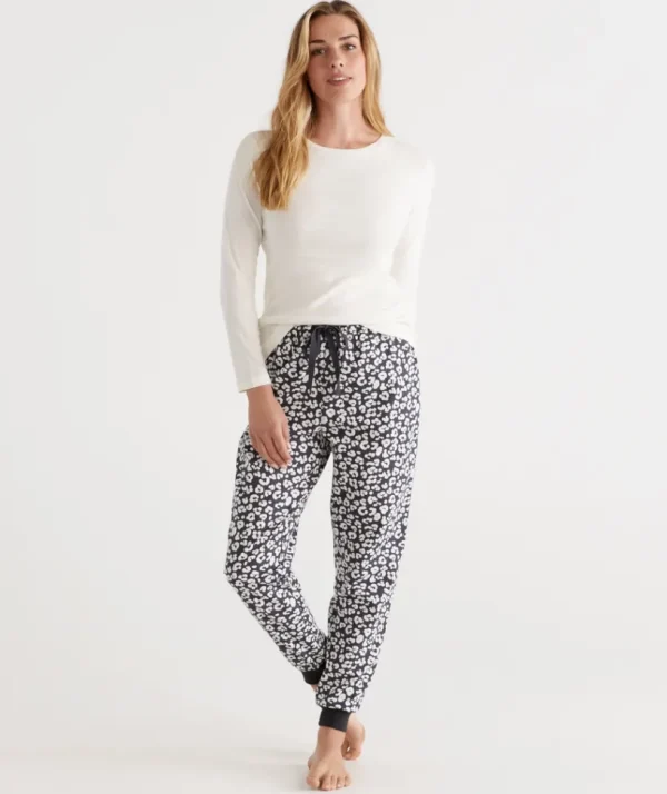 Sussan Cotton Animal Print Flannelette Pant-Women Pyjama Bottoms