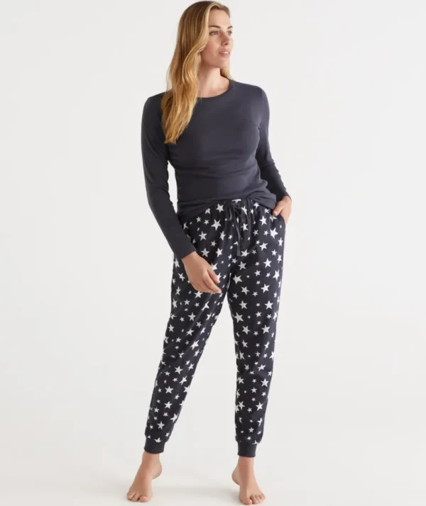 Sussan Cotton Star Print Flannelette Pant-Women Pyjama Bottoms