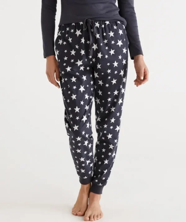 Sussan Cotton Star Print Flannelette Pant-Women Pyjama Bottoms