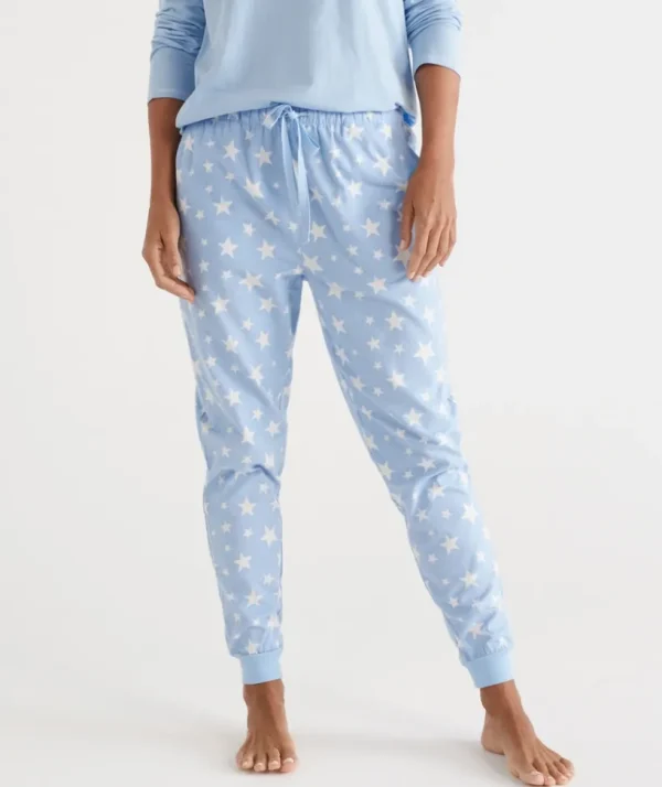 Sussan Cotton Star Print Flannelette Pant-Women Pyjama Bottoms