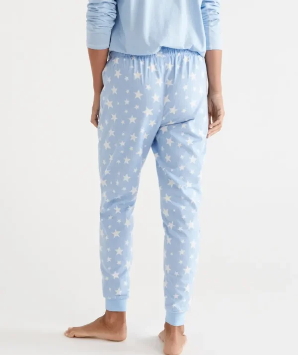 Sussan Cotton Star Print Flannelette Pant-Women Pyjama Bottoms