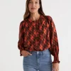 Sussan Crescent Geo Top-Women Shirts