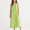 Sussan Crinkle Column Dress-Women Dresses
