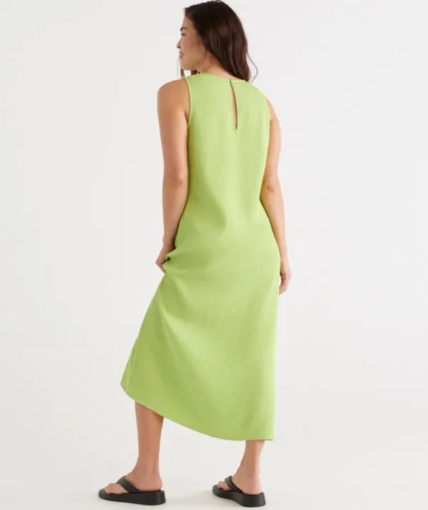 Sussan Crinkle Column Dress-Women Dresses