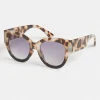 Sussan Dailia Black Tort Sunglasses-Women Sunglasses
