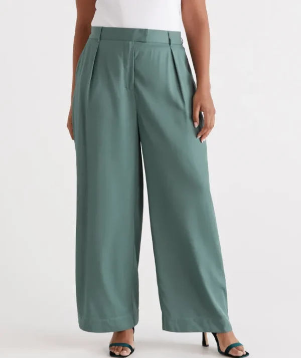 Sussan Eco Vero Soft Pleat Pant-Women Pants