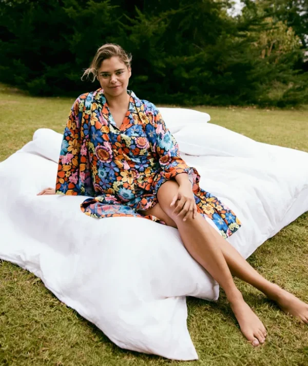 Sussan Floral Print Kimono-Women Dressing Gowns