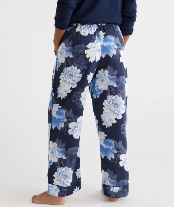 Sussan Floral Print Twill Pant-Women Pyjama Bottoms