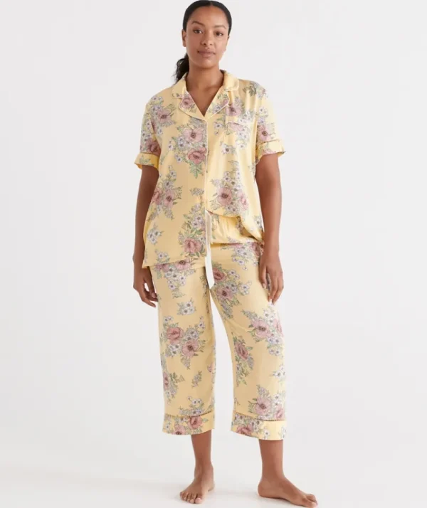 Sussan Floral Pyjama Set-Women Pyjama Sets