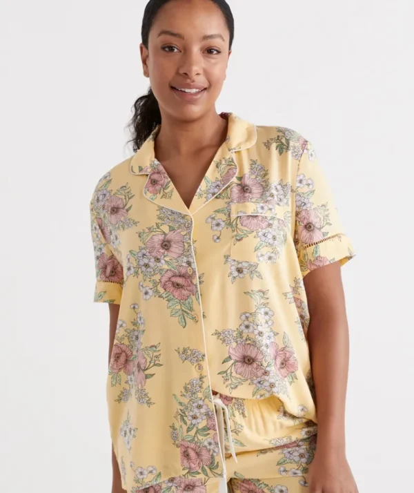 Sussan Floral Pyjama Set-Women Pyjama Sets
