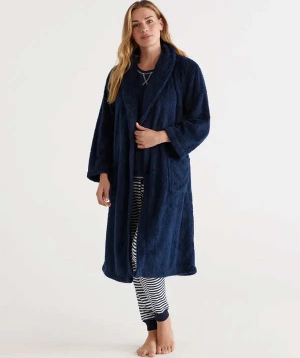 Sussan Fluffy Dressing Gown-Women Dressing Gowns