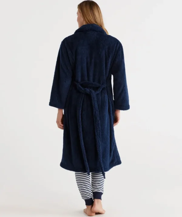 Sussan Fluffy Dressing Gown-Women Dressing Gowns