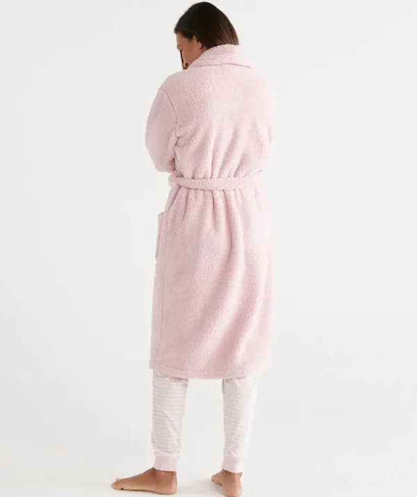 Sussan Fluffy Dressing Gown-Women Dressing Gowns