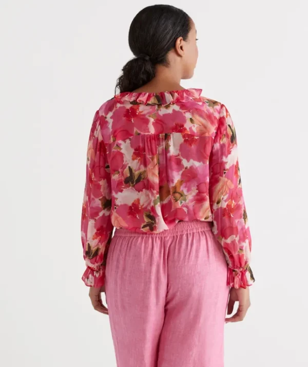 Sussan Hothouse Floral Blouse-Women Shirts