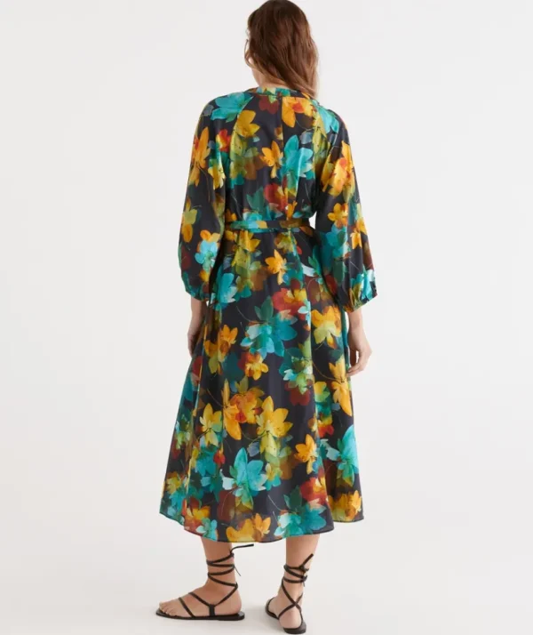 Sussan Layered Floral Dress-Women Dresses