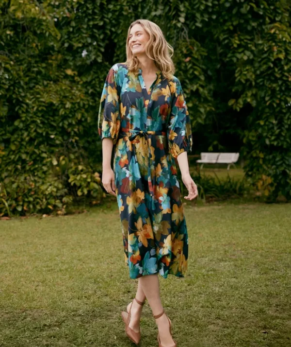 Sussan Layered Floral Dress-Women Dresses