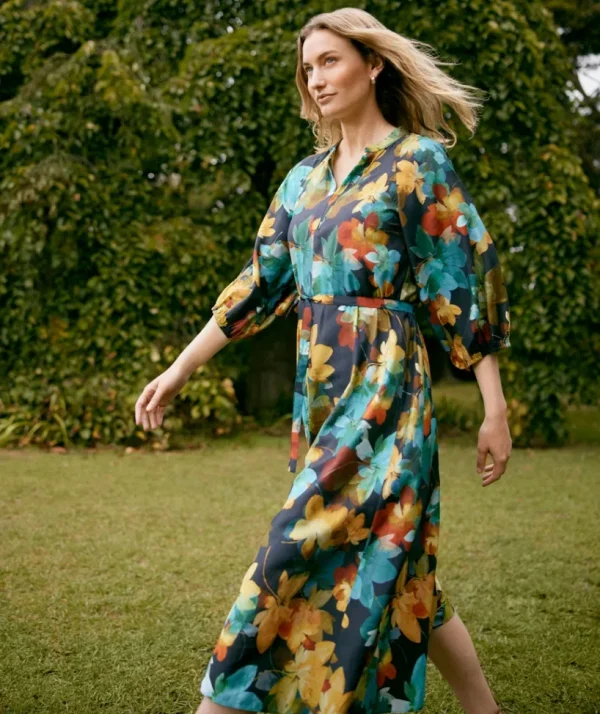 Sussan Layered Floral Dress-Women Dresses
