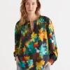 Sussan Layered Floral Top-Women Shirts