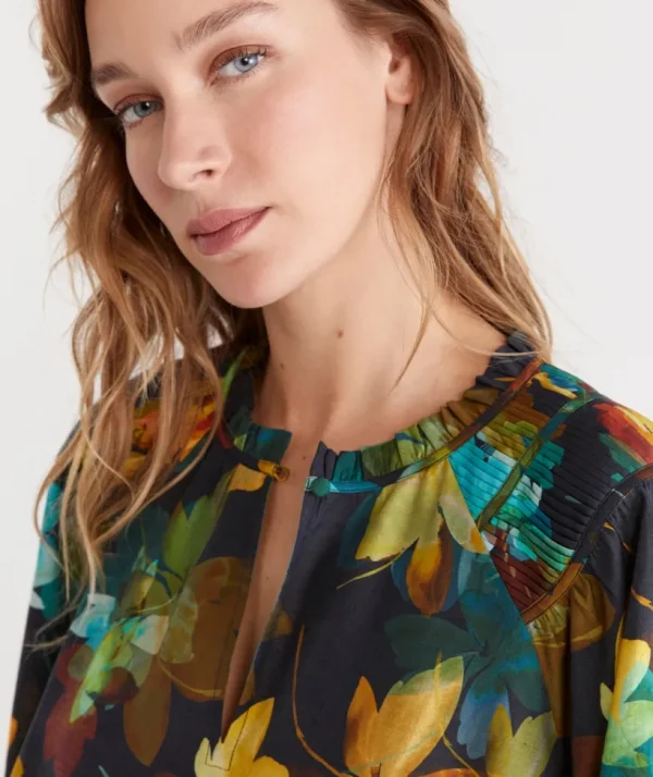 Sussan Layered Floral Top-Women Shirts