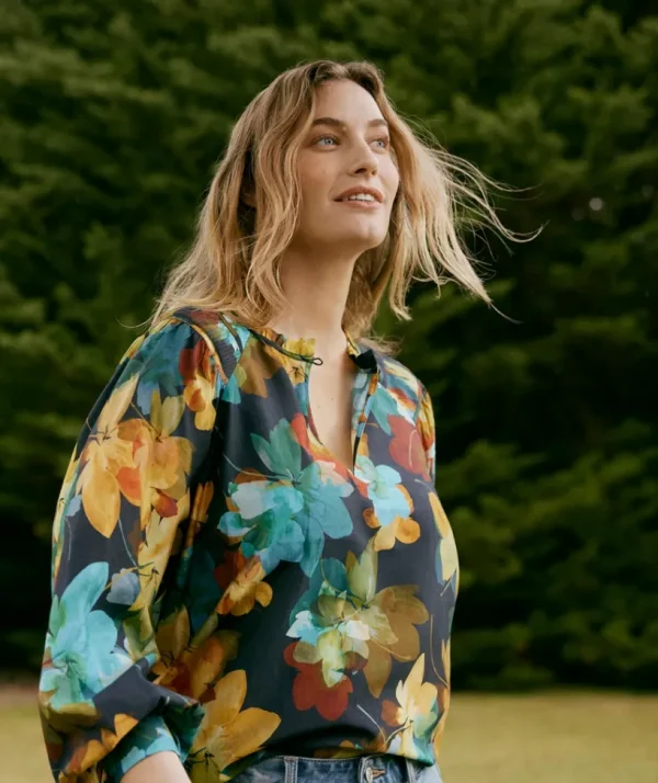 Sussan Layered Floral Top-Women Shirts