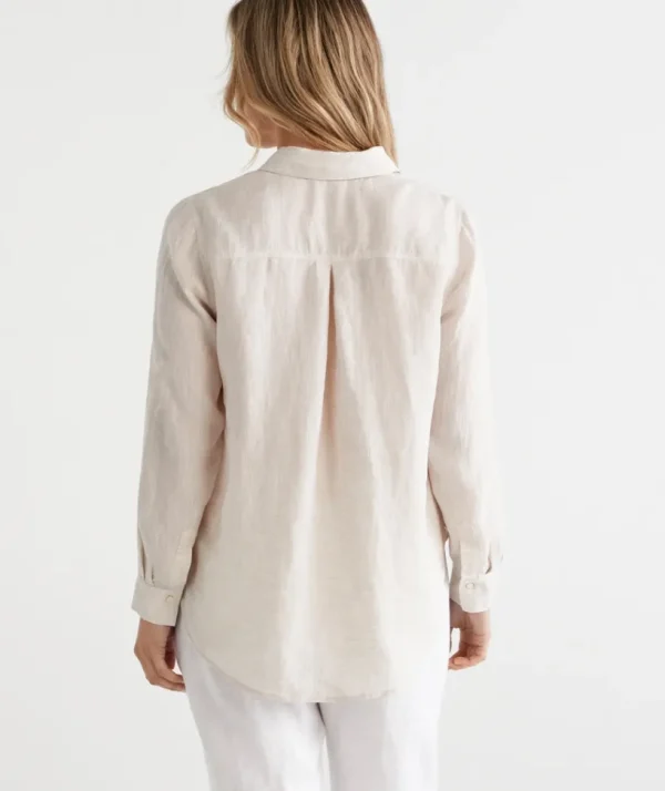 Sussan Linen Urban Shirt-Women Shirts