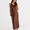 Sussan Long Slip Dress-Women Dresses