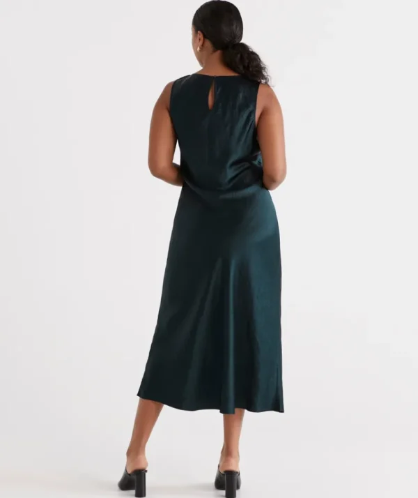 Sussan Long Slip Dress-Women Dresses