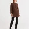 Sussan Mock Cable Tunic-Women Knitwear