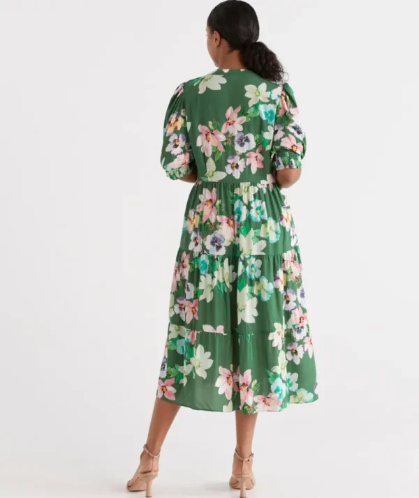 Sussan Pastel Floral Dress-Women Dresses