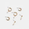 Sussan Pearl 3 Piece Earring Set-Women Jewellery
