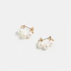 Sussan Pearl Stud Huggie-Women Jewellery