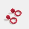 Sussan Pink Drop Earrings-Women Jewellery