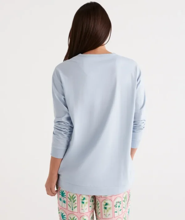 Sussan Relaxed V-Neck Top-Women Pyjama Tops