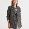 Sussan Salt And Pepper Jacket-Women Jackets & Coats