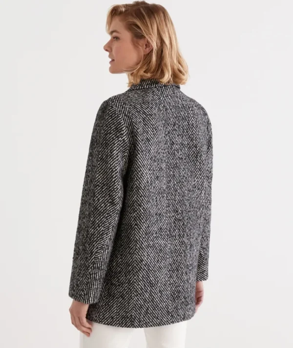 Sussan Salt And Pepper Jacket-Women Jackets & Coats
