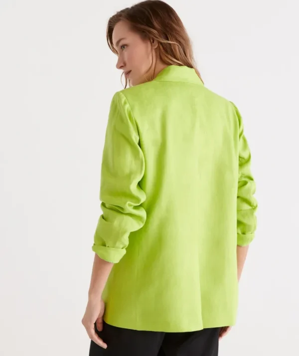 Sussan Single Breasted Blazer-Women Jackets & Coats