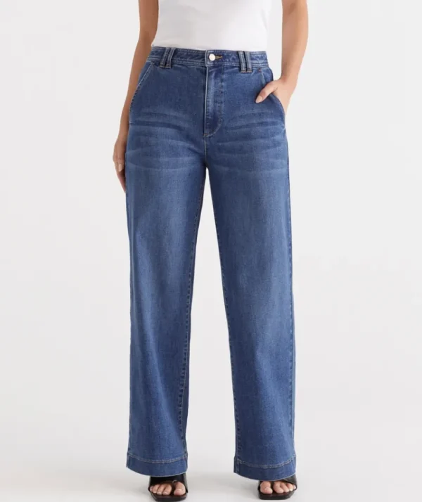 Sussan Slant Pocket Jean-Women Pants