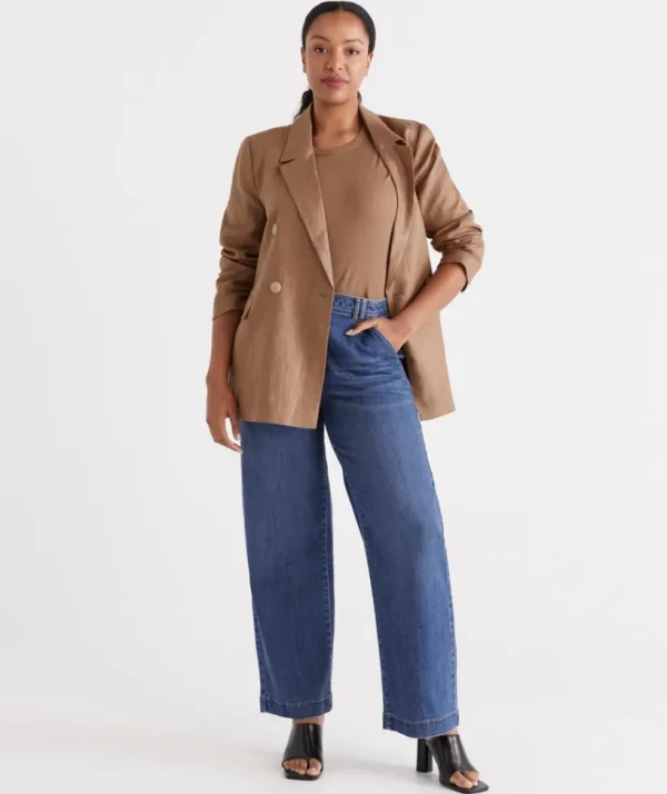 Sussan Slant Pocket Jean-Women Pants