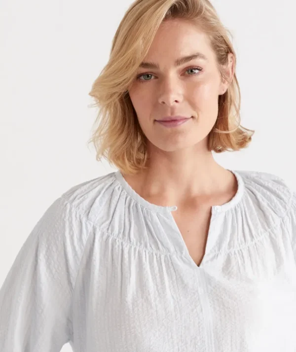 Sussan Textured Blouse-Women Shirts