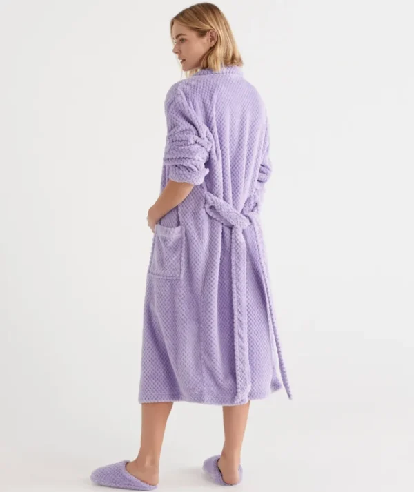 Sussan Textured Gown-Women Dressing Gowns