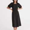 Sussan Textured Midi Dress-Women Dresses