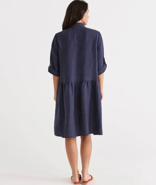 Sussan Utility Shirt Dress-Women Dresses